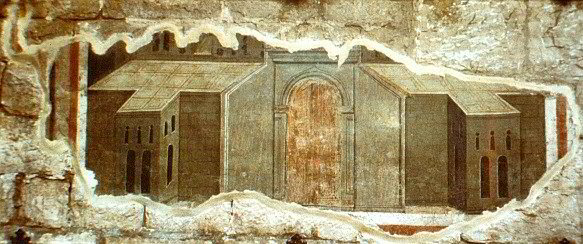 affresco di porta della città